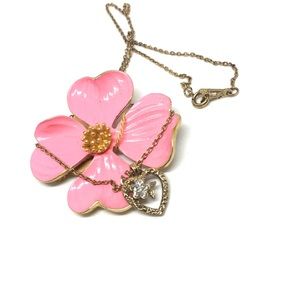 Vintage Amway jewelry .Amway heart charm necklace.
